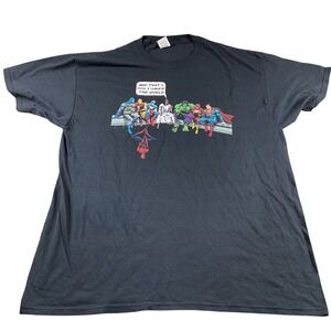 Fruit of the Loom XL Graphic T-Shirt Jesus Superhero And That's How‎ I Saved
